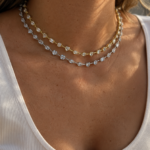 925 Gümüş | Taşlı Choker Kolye
