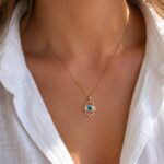 316 L Çelik Hamsa Nazar Kolye