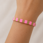 Pembe Gold Seramik Bileklik