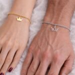 925 Gümüş | Queen and King Çift Bileklik