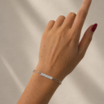 925 Gümüş | Unisex İstediğini Yazdır Ataş Zincir Bileklik