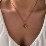 Altın Kaplama | Spiral Kendine Dönüş ve Şans Kolyesi